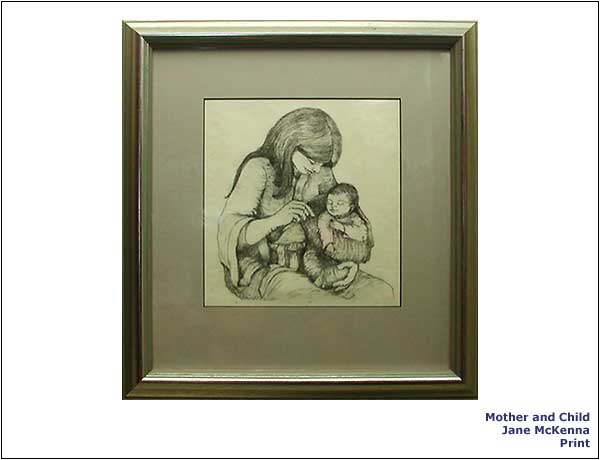 Mother and Child | Jane McKenna | Print.