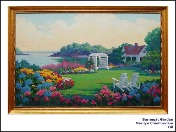 Barnegat Garden | Marilyn Chamberlain | Oil.