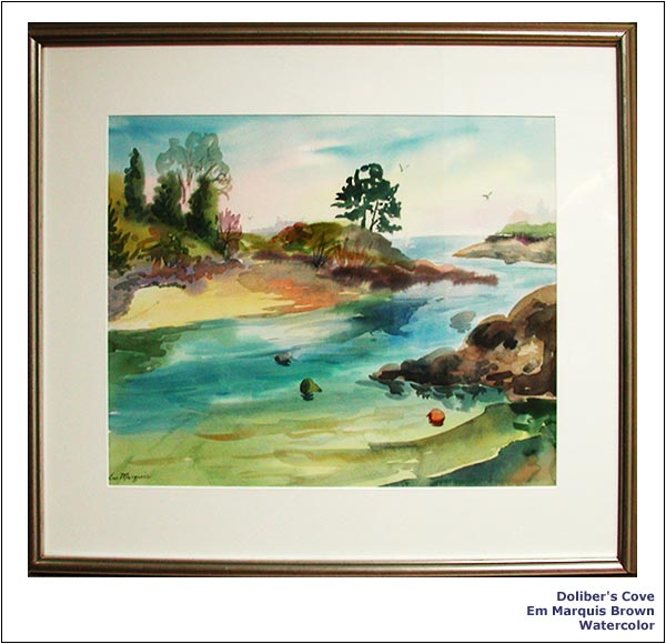 Doliber's Cove | Em Marquis Brown | Watercolor.