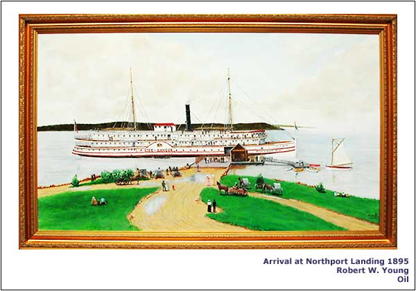 Arrival at Northport Landing 1895 | Robert W. Young | Oil.