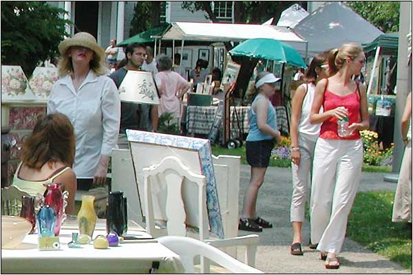 Artisans' Marketplace at the Marblehead Festival of Arts, 2001.