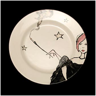 Plate by Meg Kuker.